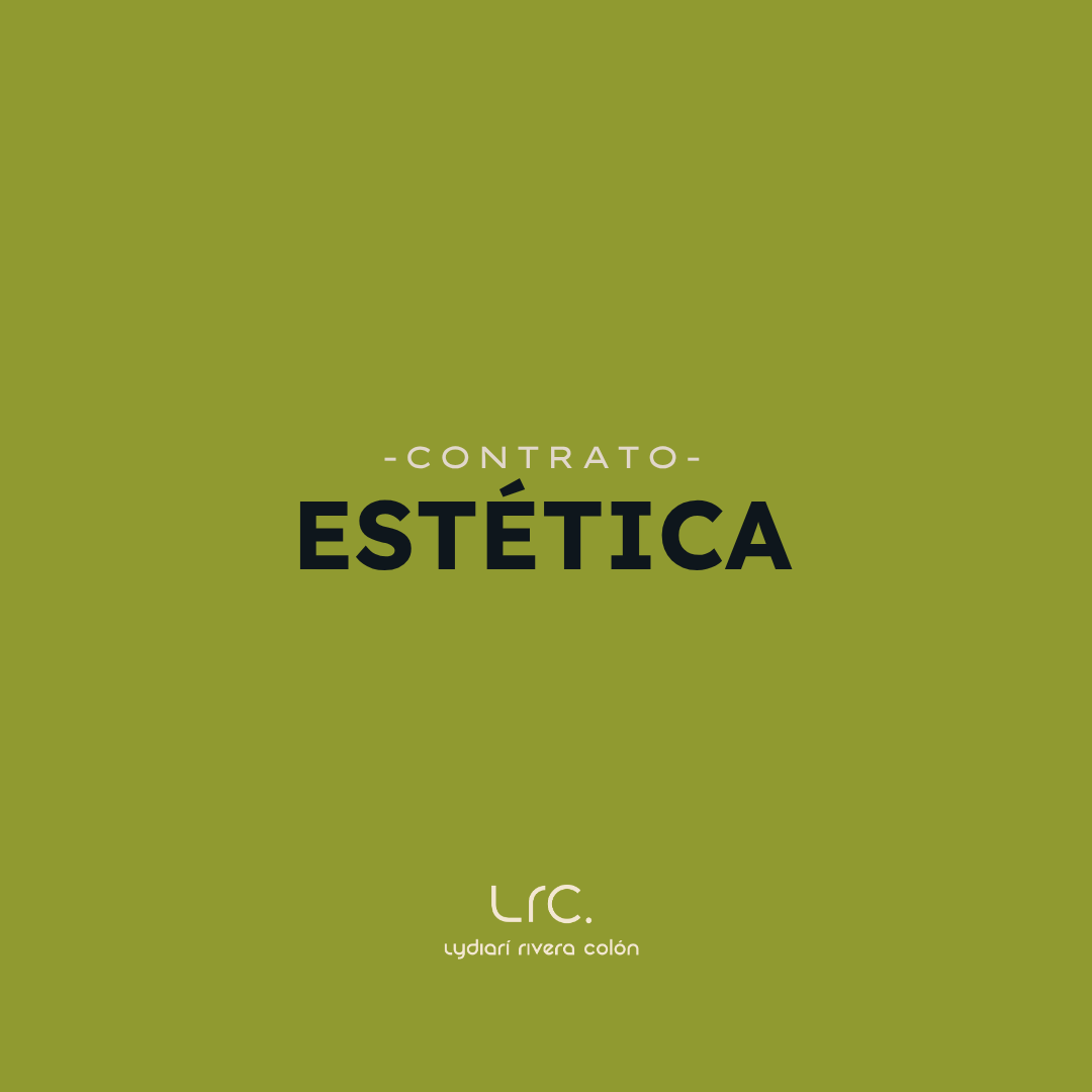 Contrato para esteticistas
