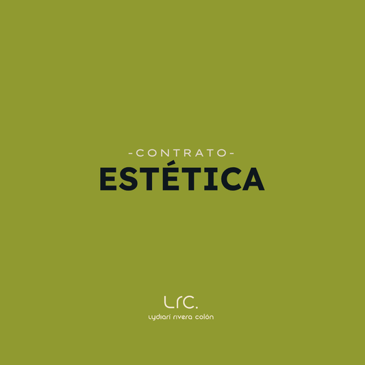 Contrato para esteticistas