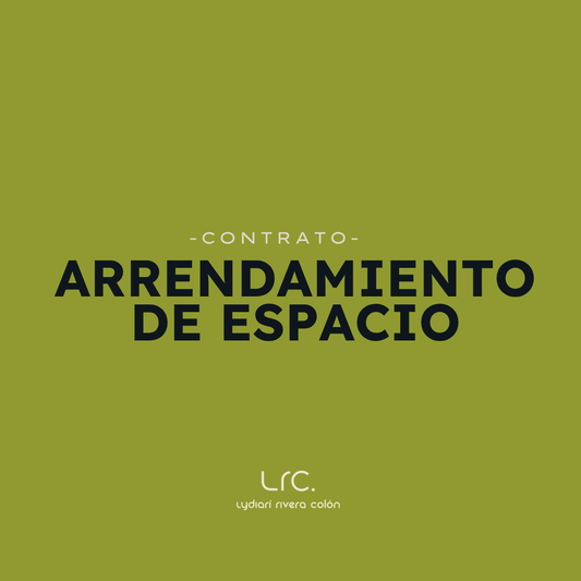 Contrato arrendamiento de espacio
