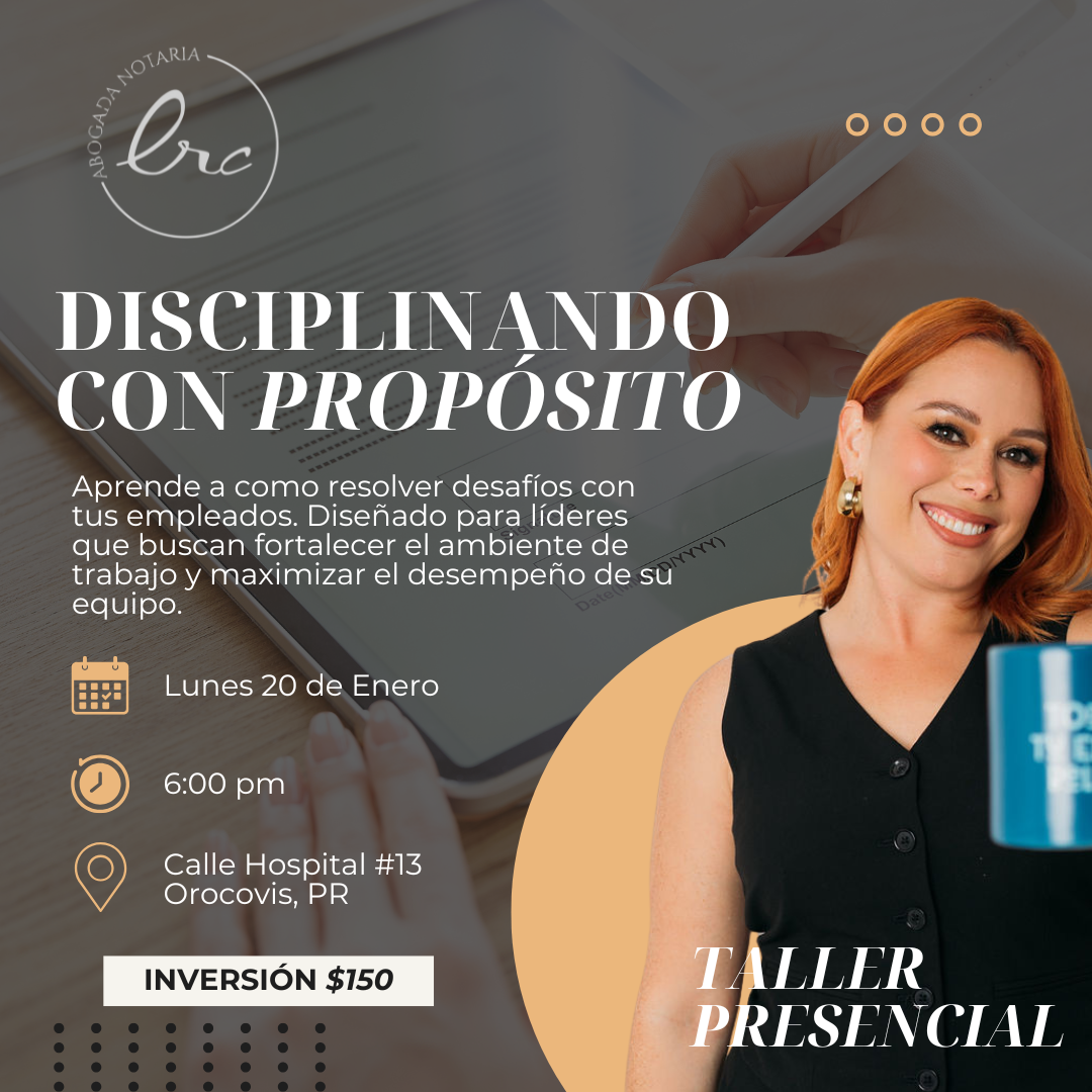 Taller Disciplinando con propósito